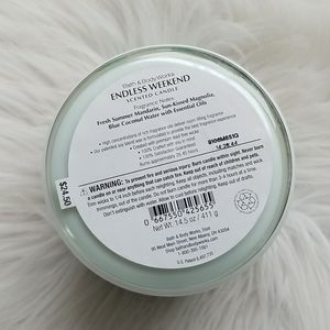 Bath & Body Works Accents - Bath & Body Works Candle - Endless Weekend Bath & Body Works Accents - Bath & Body Works Candle - Endless Weekend